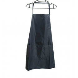Long Apron Hair Stylist Waterproof Apron with Pocket Dark Blue #1208